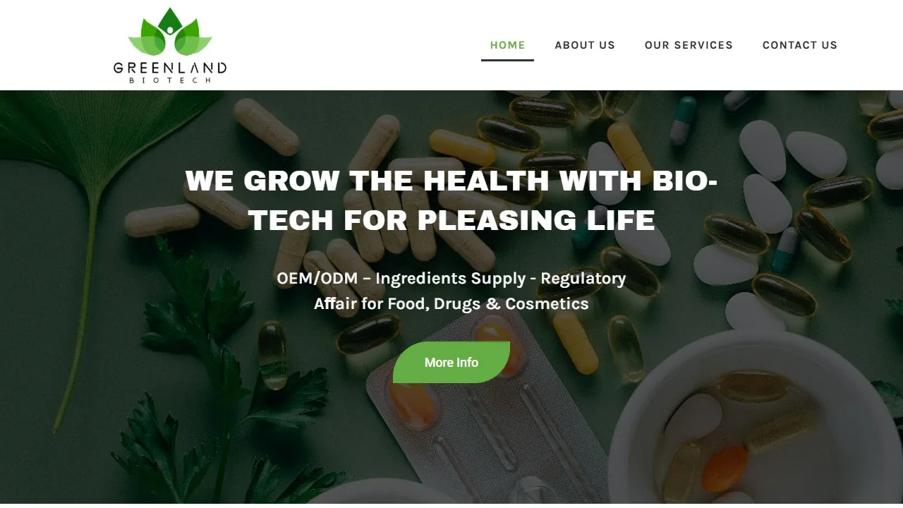 Greenland Biotech website