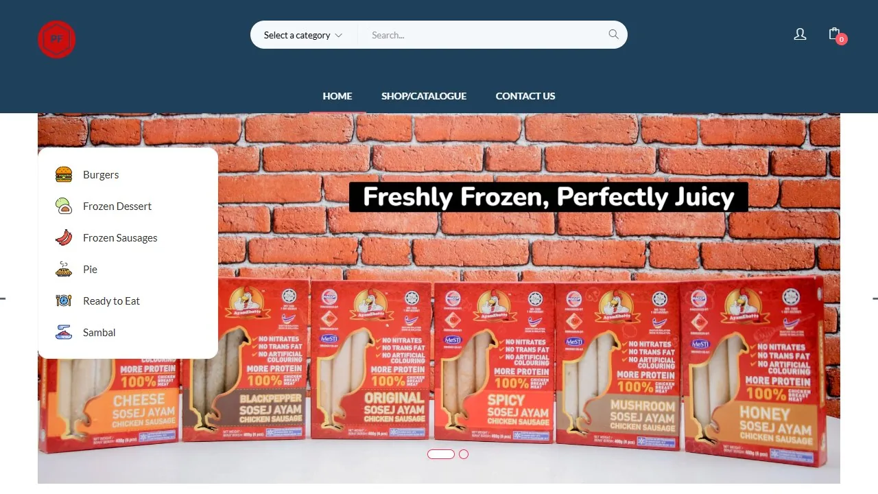 Perennia Foods website